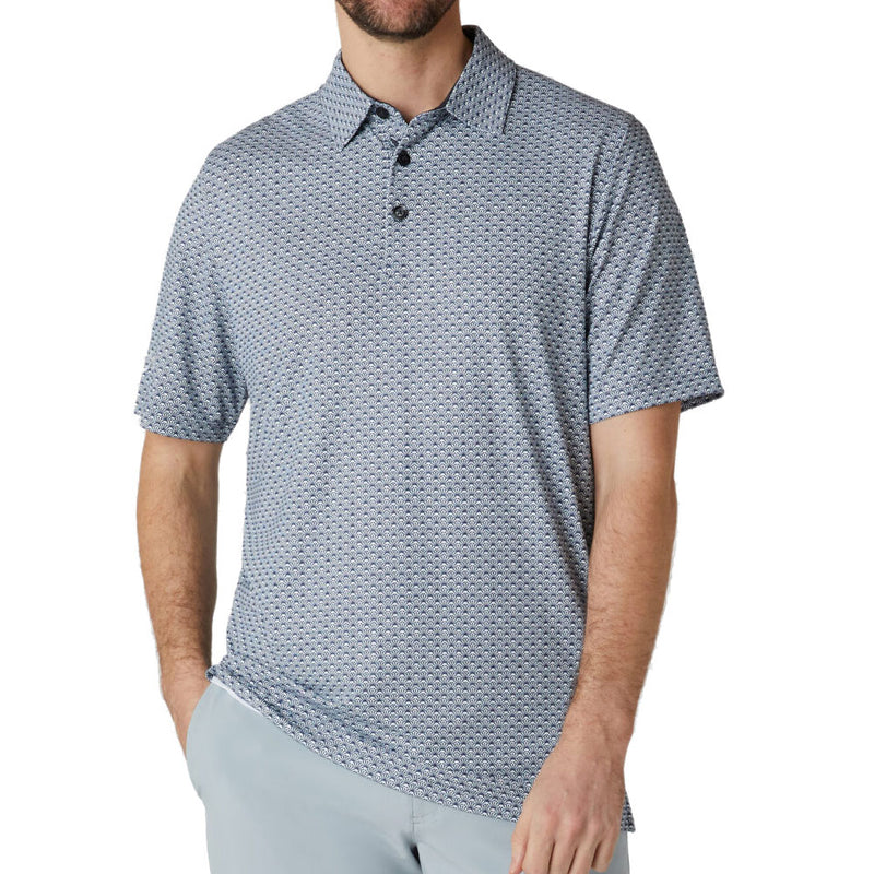 Callaway Tee All Over Print Polo Shirt - Caviar