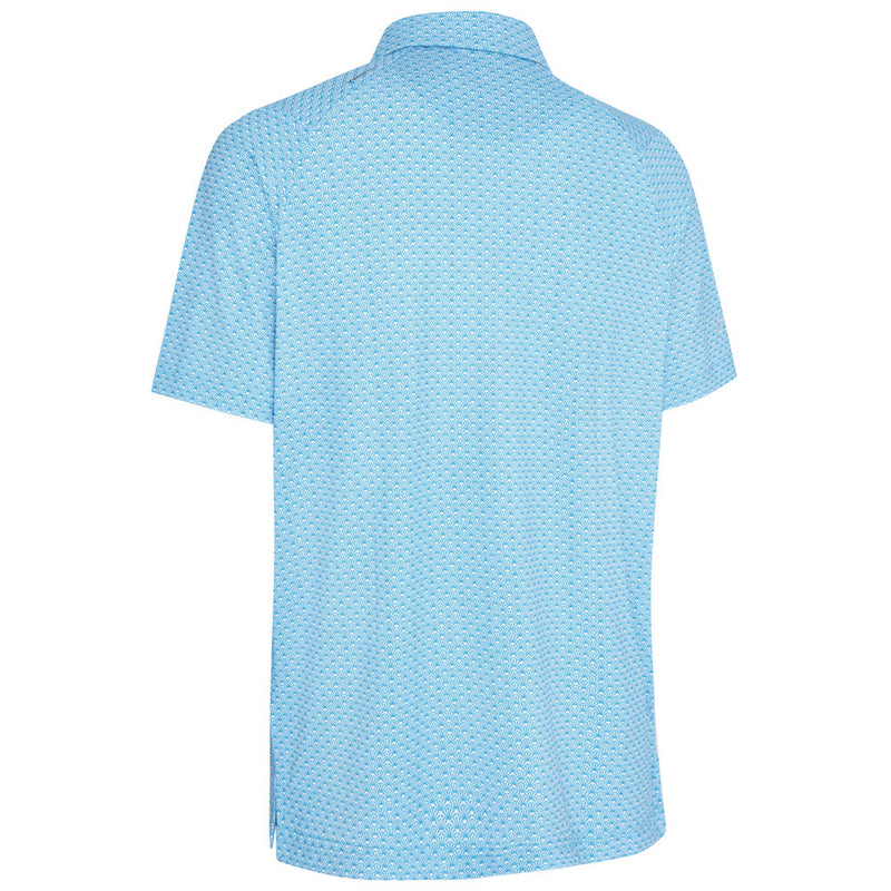 Callaway Tee Allover Print Polo Shirt - Hawaiian Surf