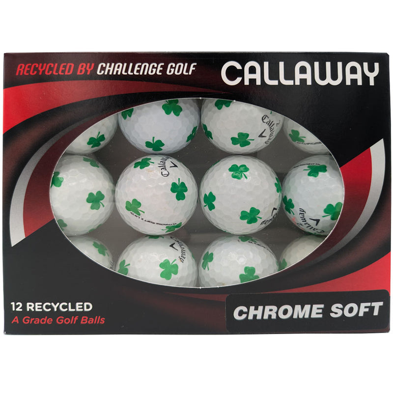 Callaway Truvis Refurbished A-Grade Golf Balls - 12 Pack - Green Clover