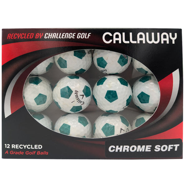 Callaway Truvis Refurbished A Grade Golf Balls - 12 Pack - Green/White