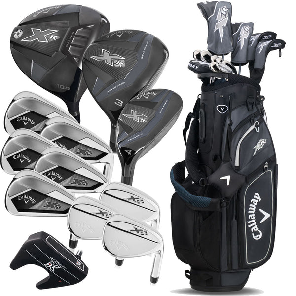 Callaway XR 13-Piece Stand Bag Package Set - Black/Silver - Graphite