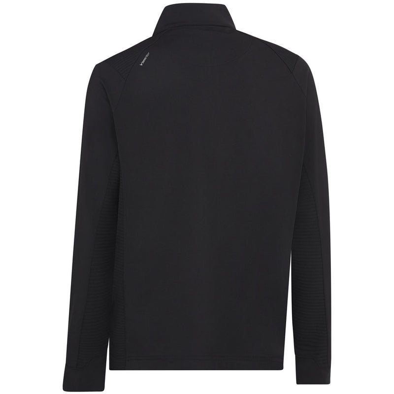 Callaway 1/4 Zip Mixed Media Pullover - Caviar