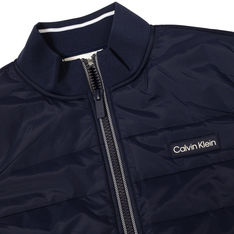 Calvin Klein Baylor Creek Hybrid Full Zip Gilet - Evening Blue