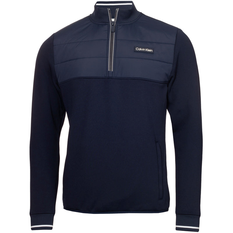 Calvin Klein Baylor Creek Hybrid Half Zip Pullover - Evening Blue