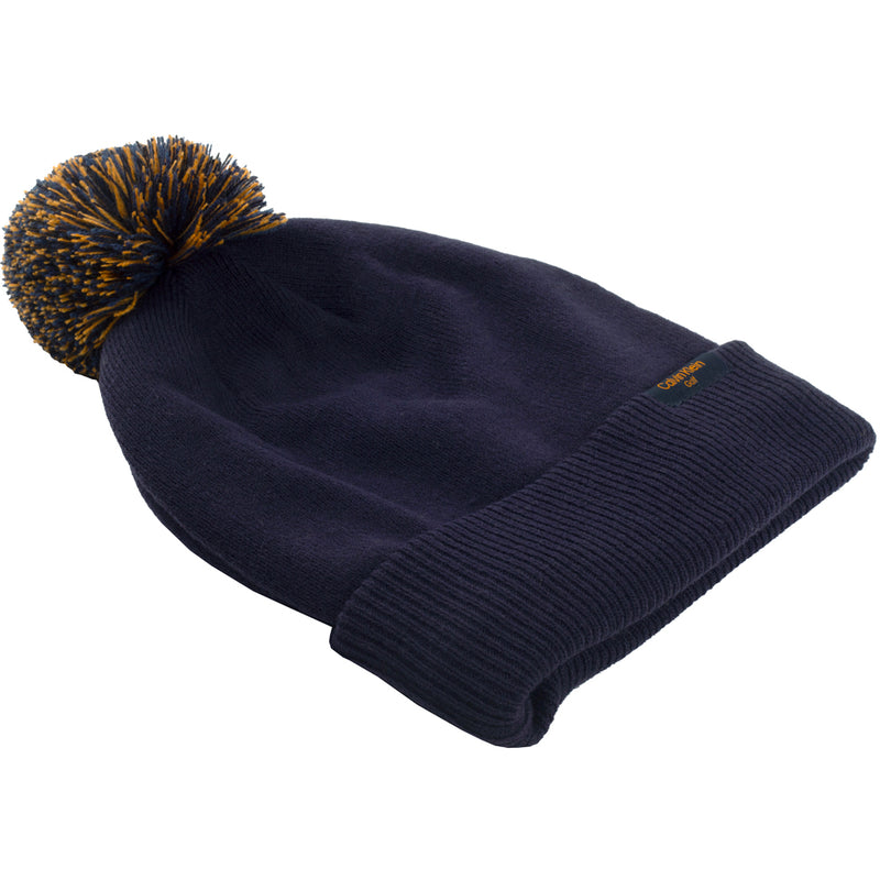 Calvin Klein Bobble Beanie - Evening Blue