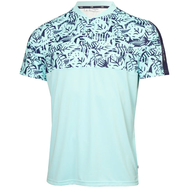 Calvin Klein Brookhill Blade Collar Polo Shirt - Aqua