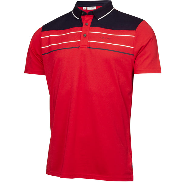 Calvin Klein Eagle Polo Shirt - Red