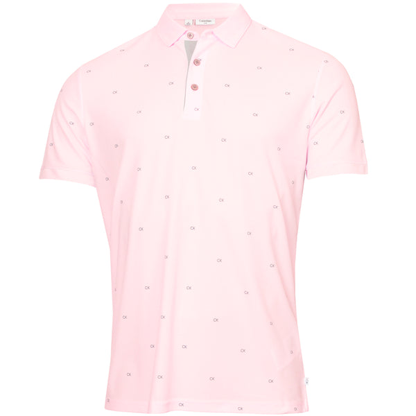 Calvin Klein Monogram Polo Shirt - Pink