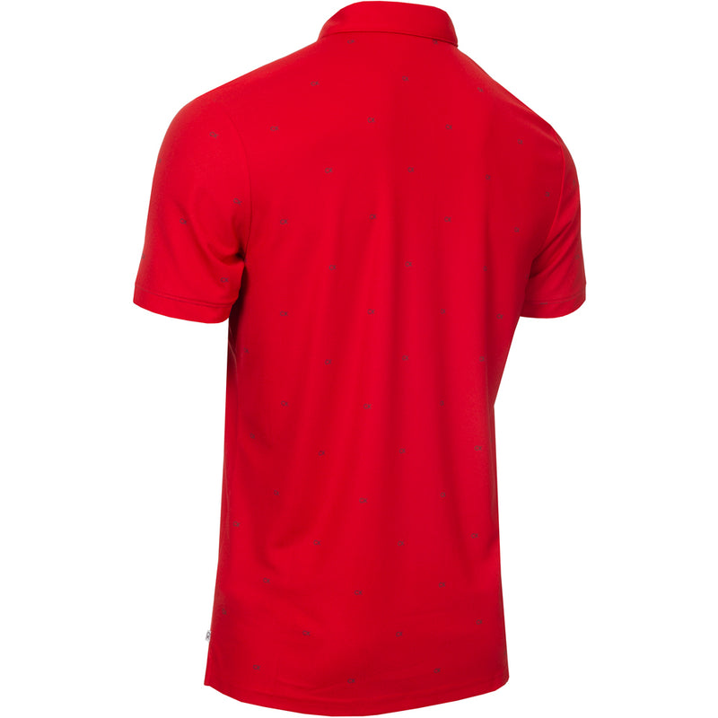 Calvin Klein Monogram Polo Shirt - Red