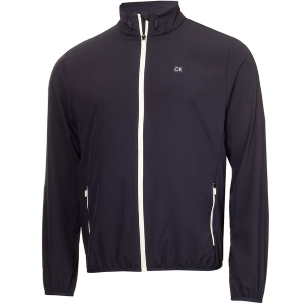 Calvin Klein Motion Full Zip Windbreaker Jacket - Navy