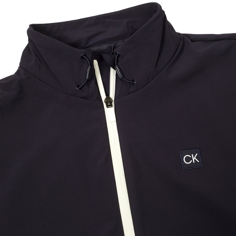 Calvin Klein Motion Full Zip Windbreaker Jacket - Navy