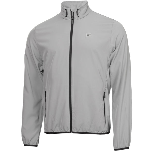 Calvin Klein Motion Full Zip Windbreaker Jacket - Silver