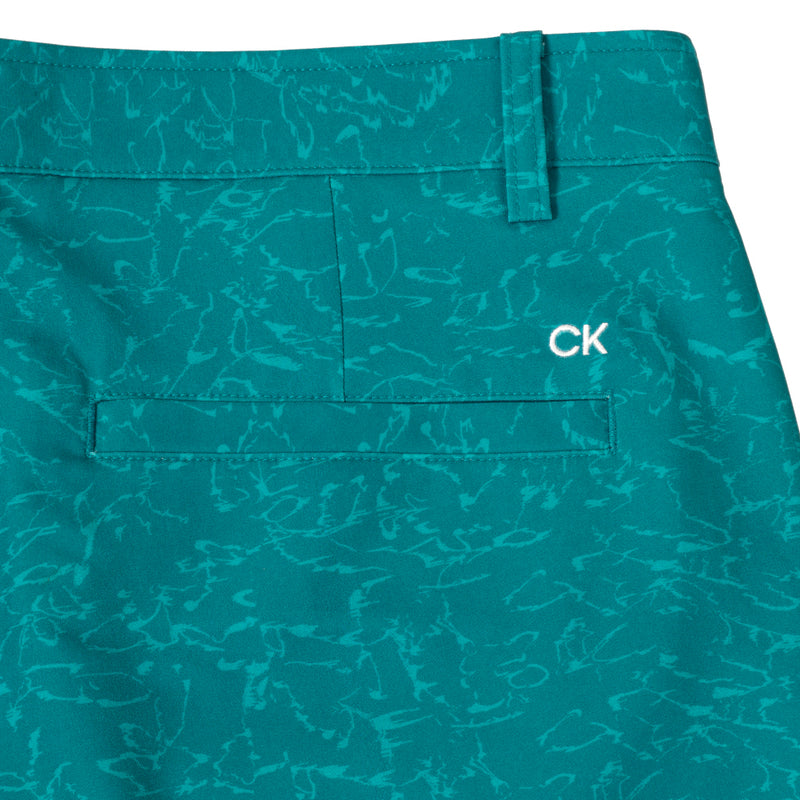 Calvin Klein Printed Bullet Shorts - Sea Green