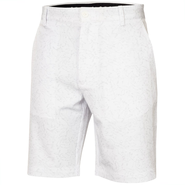 Calvin Klein Printed Bullet Shorts - White