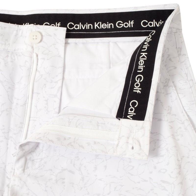 Calvin Klein Printed Bullet Shorts - White