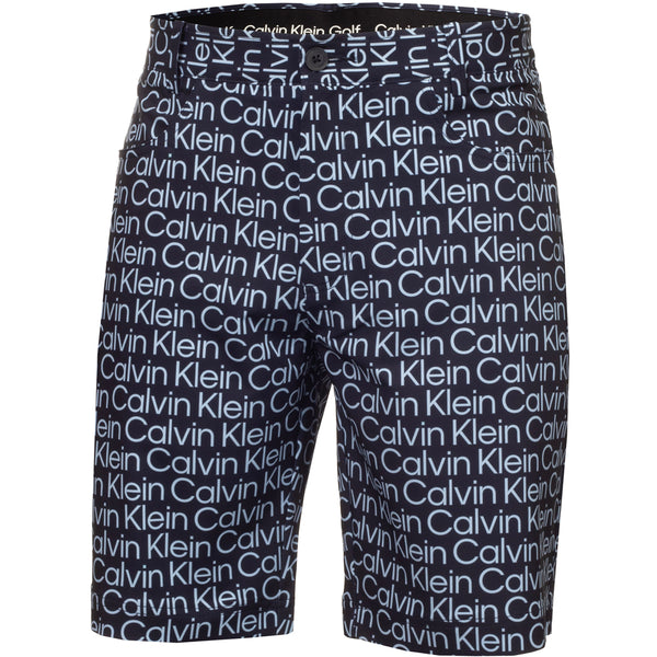 Calvin Klein Printed Genius Shorts - Evening Blue/Blue