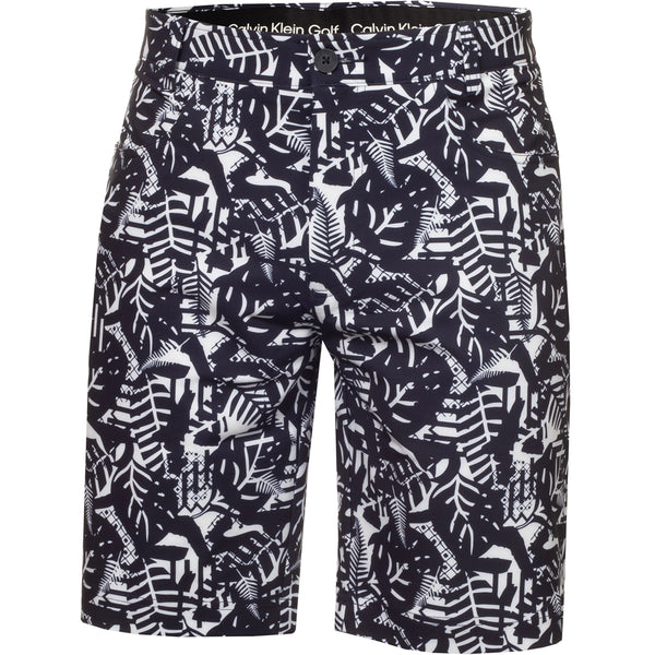 Calvin Klein Printed Genius Shorts - Evening Blue/White