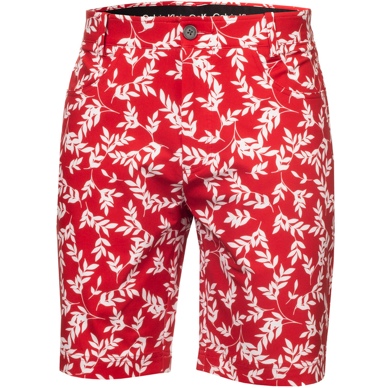 Calvin Klein Printed Genius Shorts - Red/White