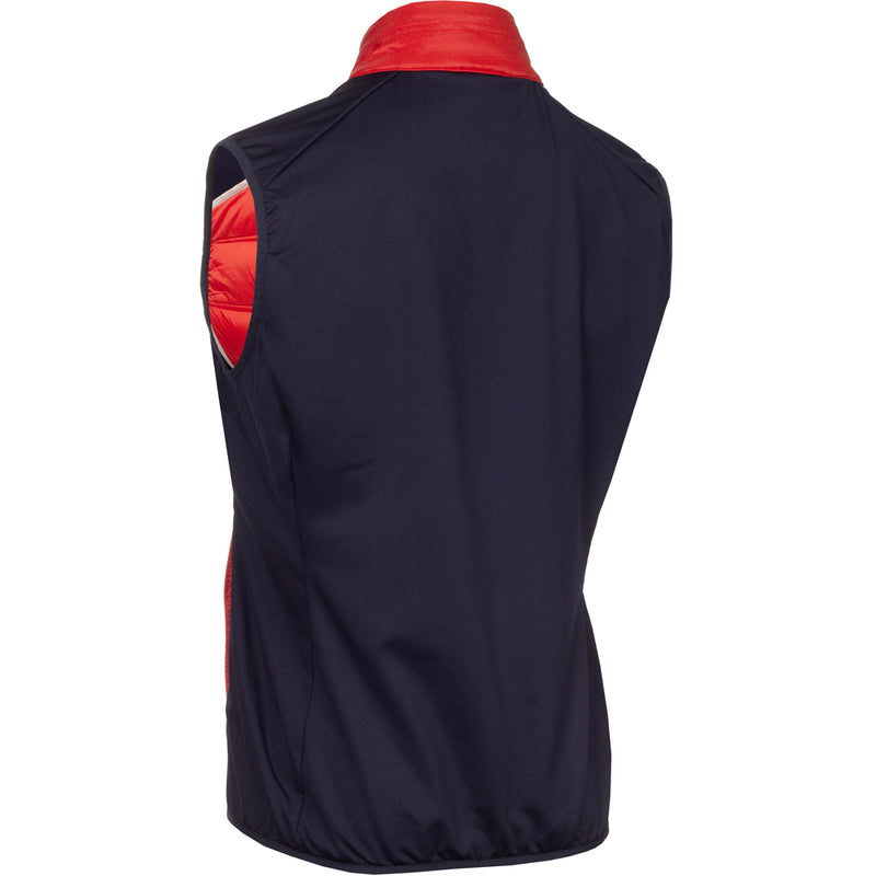 Calvin Klein Rangewood Full Zip Hybrid Gilet - Evening Blue/Red