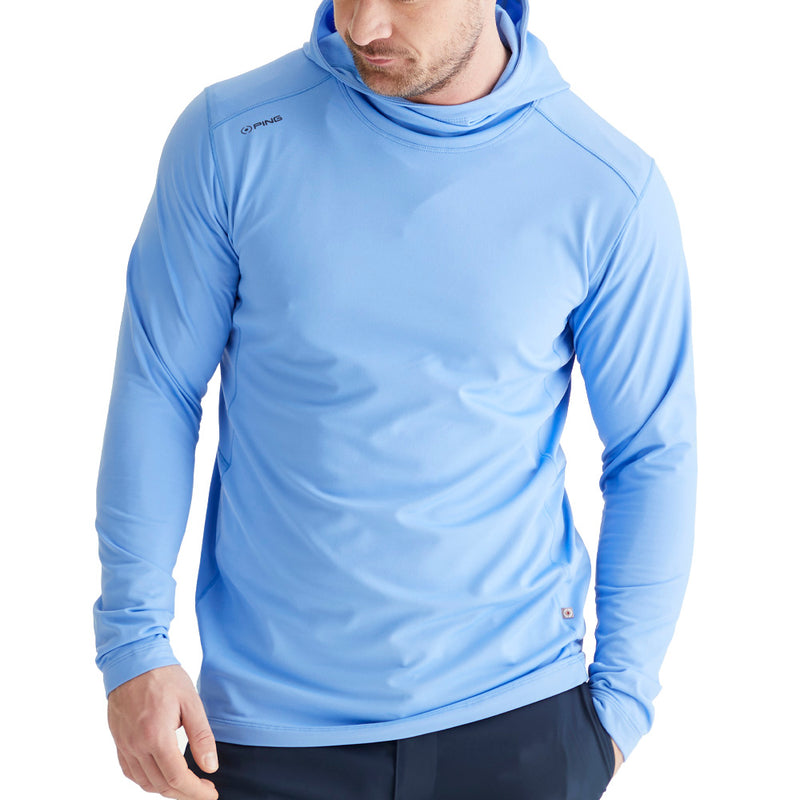 Ping Ceb Mid Layer Hoodie  - Cornflower Blue