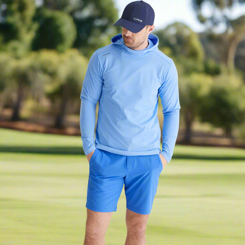 Ping Ceb Mid Layer Hoodie  - Cornflower Blue