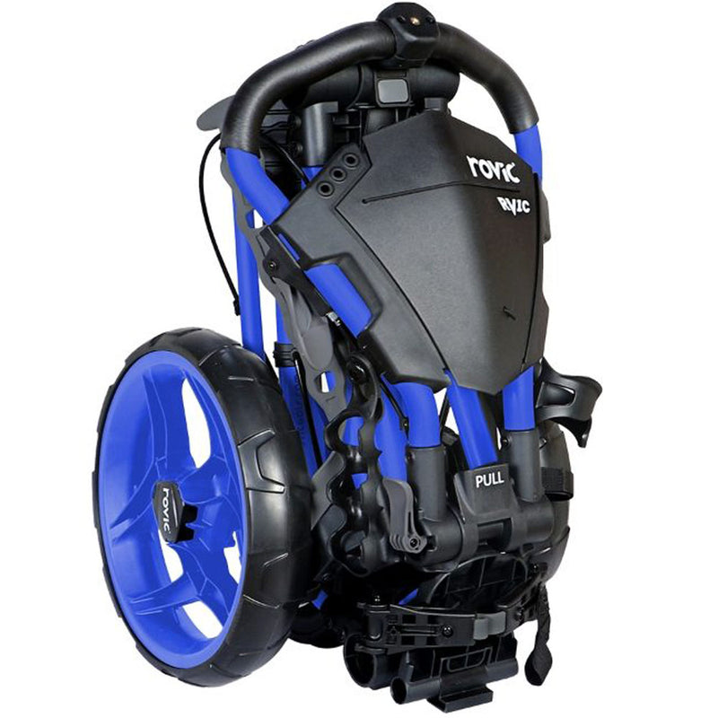 Clicgear Rovic RV1C 2.0 Compact 3-Wheel Push Trolley - Blue