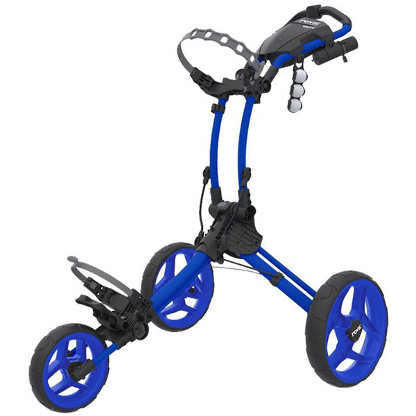 Clicgear Rovic RV1C 2.0 Compact 3-Wheel Push Trolley - Blue