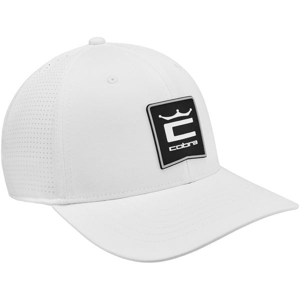 Cobra Crown C Patch Cap - White/Black