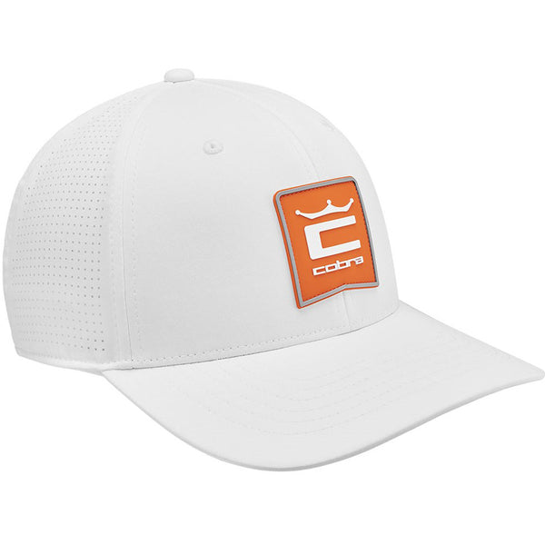 Cobra Crown C Patch Cap - White/Orange