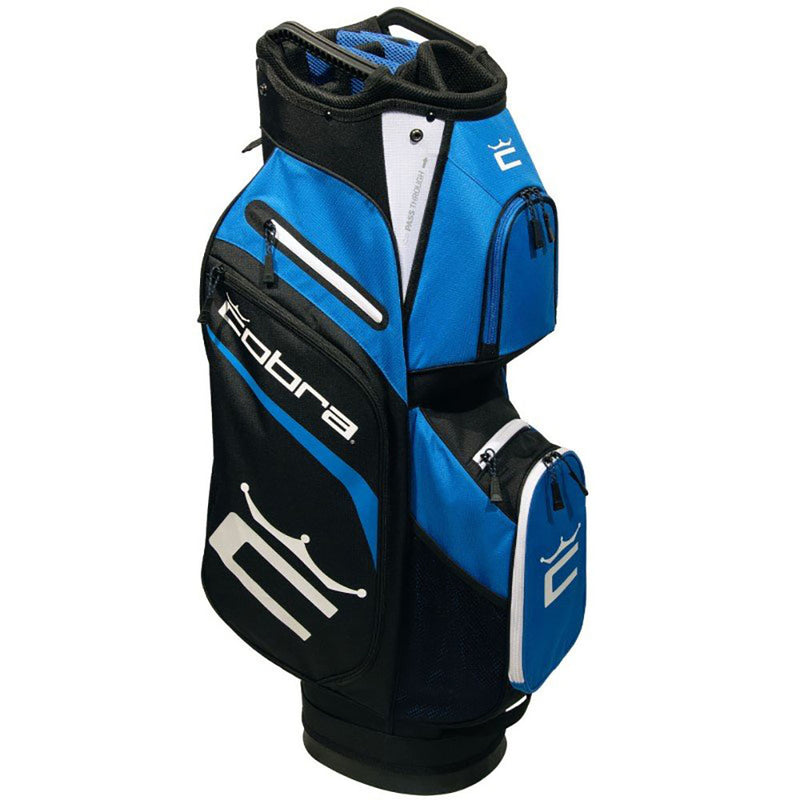 Cobra Signature Cart Bag - Bright White/Puma Black/Electric Blue