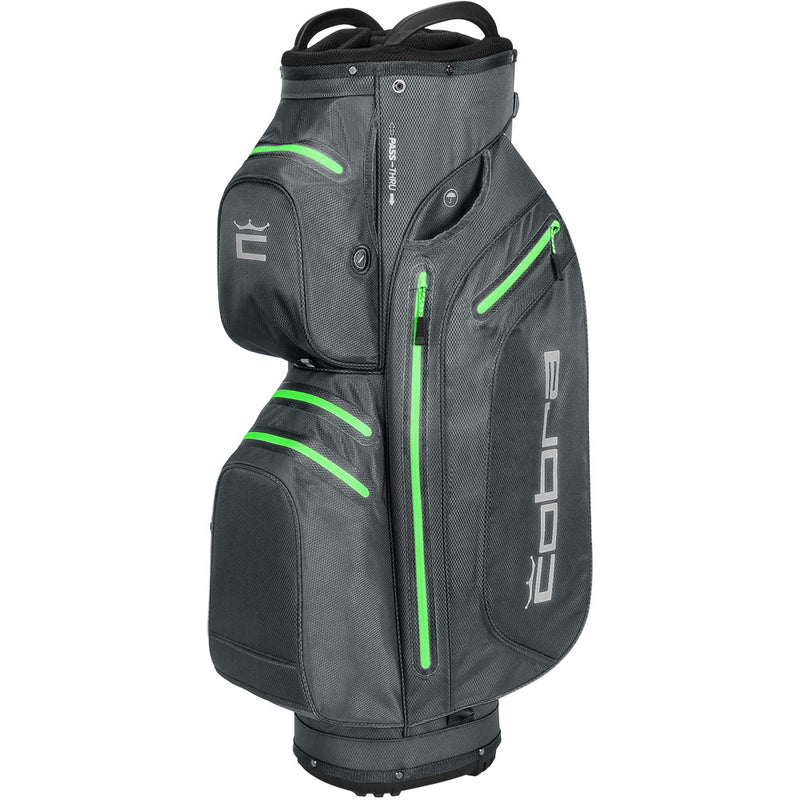 Cobra Ultradry Pro Waterproof Cart Bag - Quiet Shade/Green Gecko