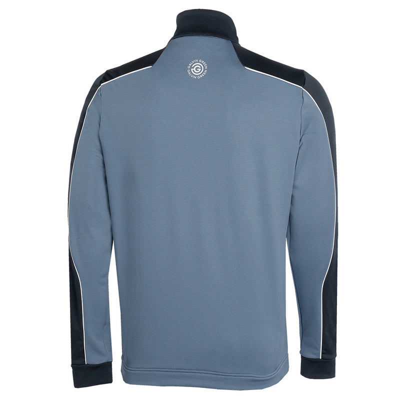 Galvin Green Dave 1/4 Zip Pullover - Moonlight Blue/Navy