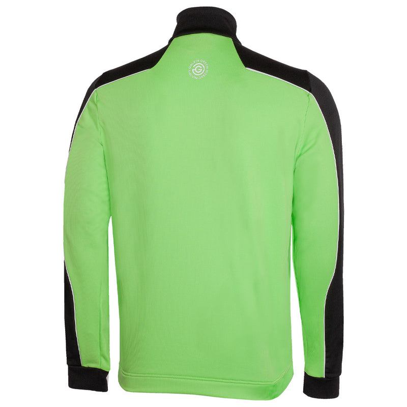 Galvin Green Dave 1/4 Zip Pullover - Fresh Green/Black