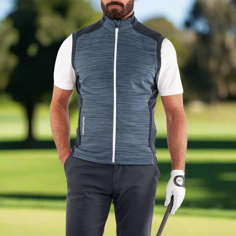 Galvin Green Dolph Gilet - Moonlight Blue/Navy