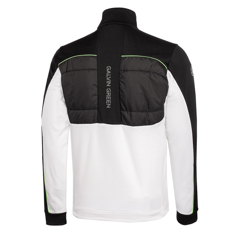 Galvin Green Douglas 1/4 Zip Pullover - White/Black