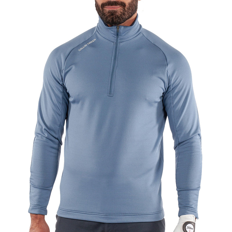 Galvin Green Drake 1/4 Zip Pullover - Moonlight Blue