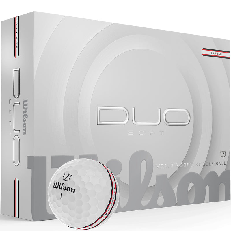 Wilson Staff Duo Soft Golf Balls - TRK360 - 12 Pack