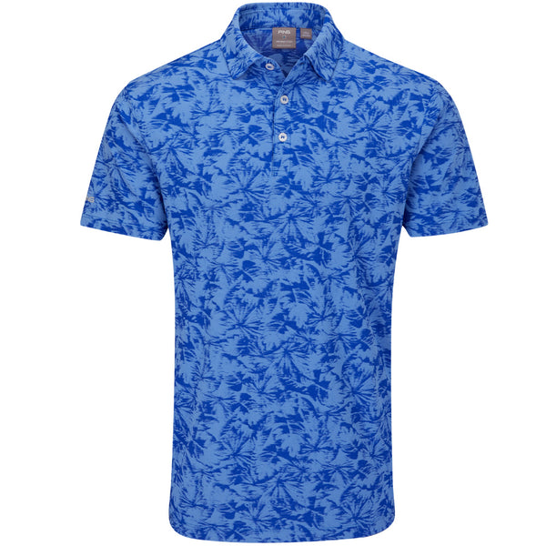 Ping Diego Polo Shirt - Cornflower Blue Multi