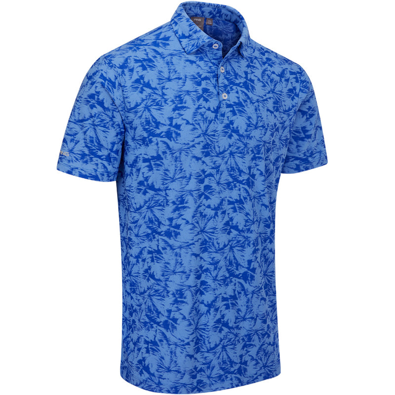 Ping Diego Polo Shirt - Cornflower Blue Multi