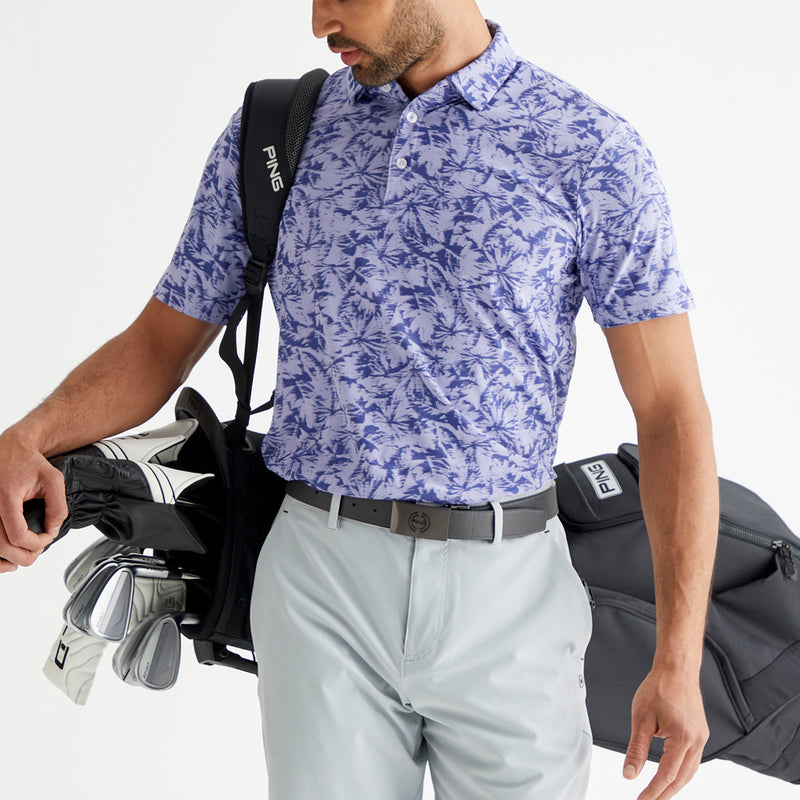 Ping Diego Polo Shirt - Purple Ash Multi