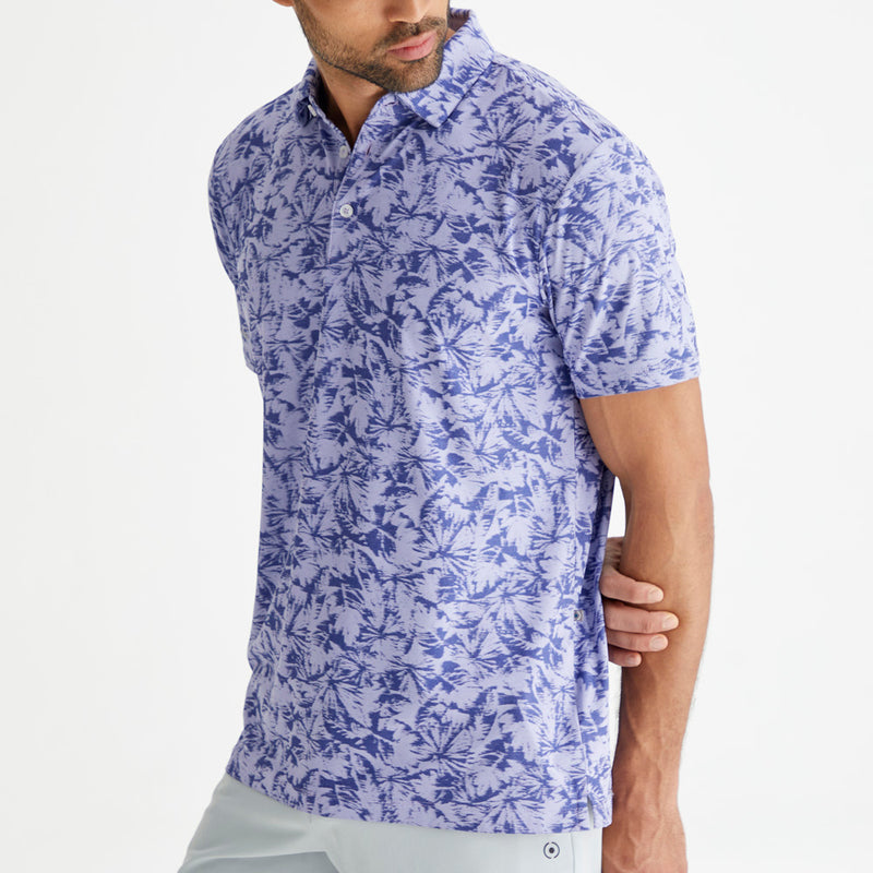 Ping Diego Polo Shirt - Purple Ash Multi