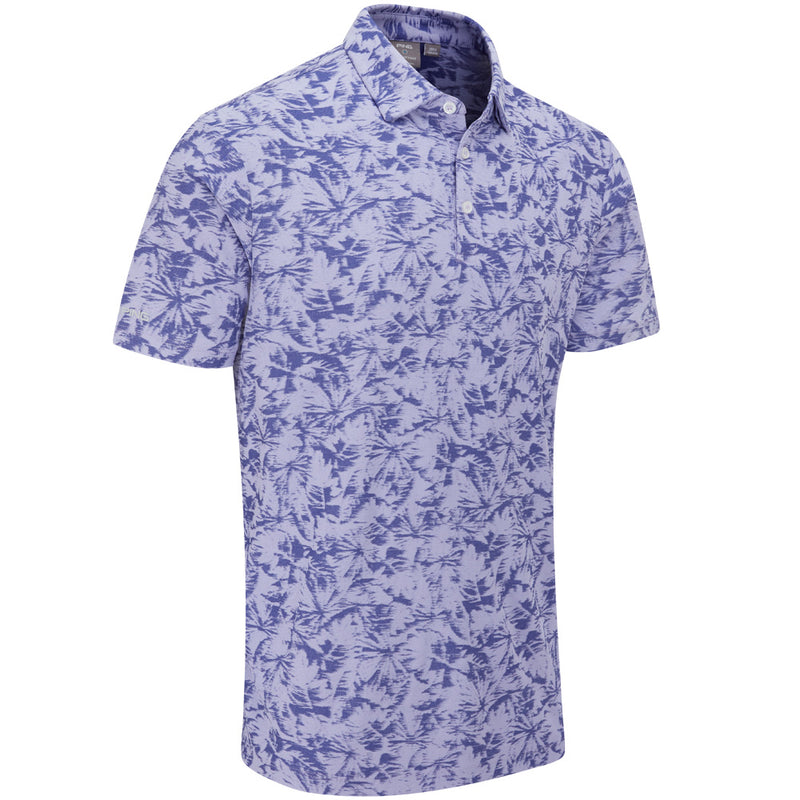 Ping Diego Polo Shirt - Purple Ash Multi