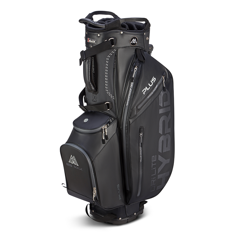 Big Max Dri Lite Hybrid Plus Stand Bag - Black