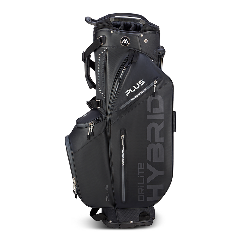 Big Max Dri Lite Hybrid Plus Stand Bag - Black