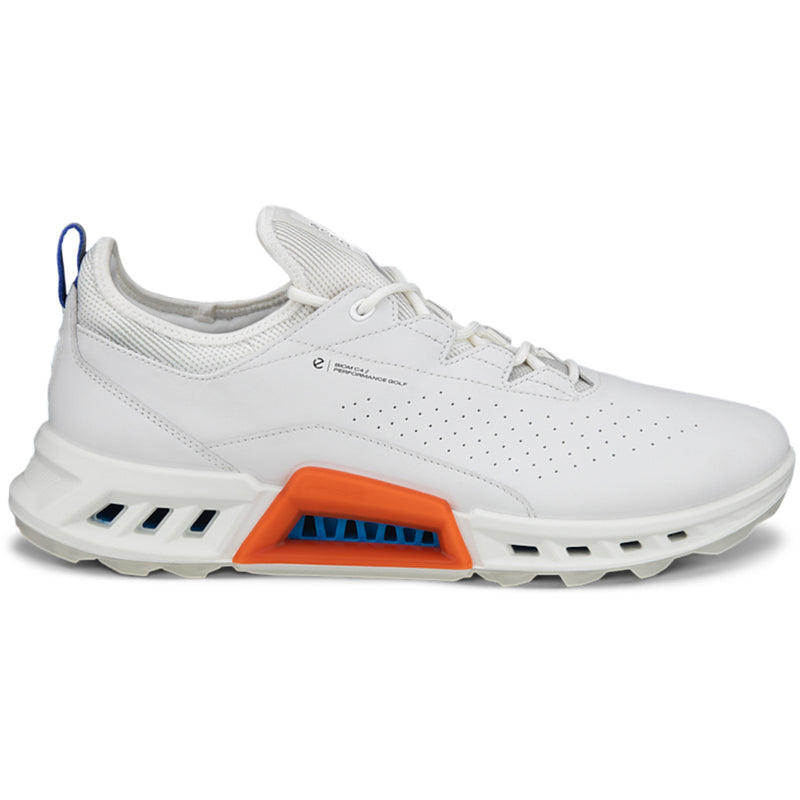 ECCO Biom C4 Gore-Tex Spikeless Waterproof Shoes - White/Mazarine Blue