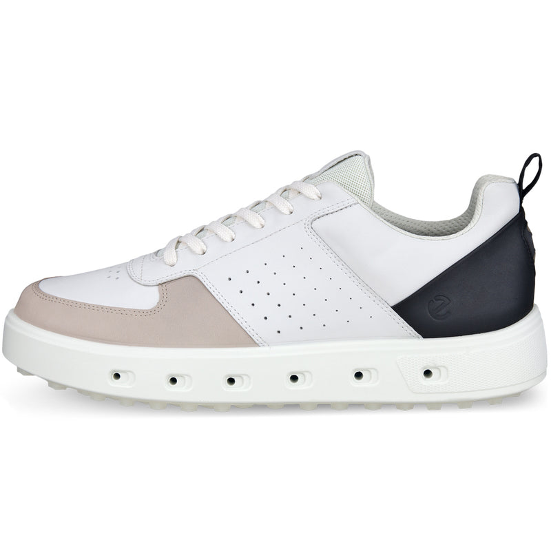 ECCO Street 720 GORE-TEX Waterproof Spikeless Shoes - White/Black/Gravel