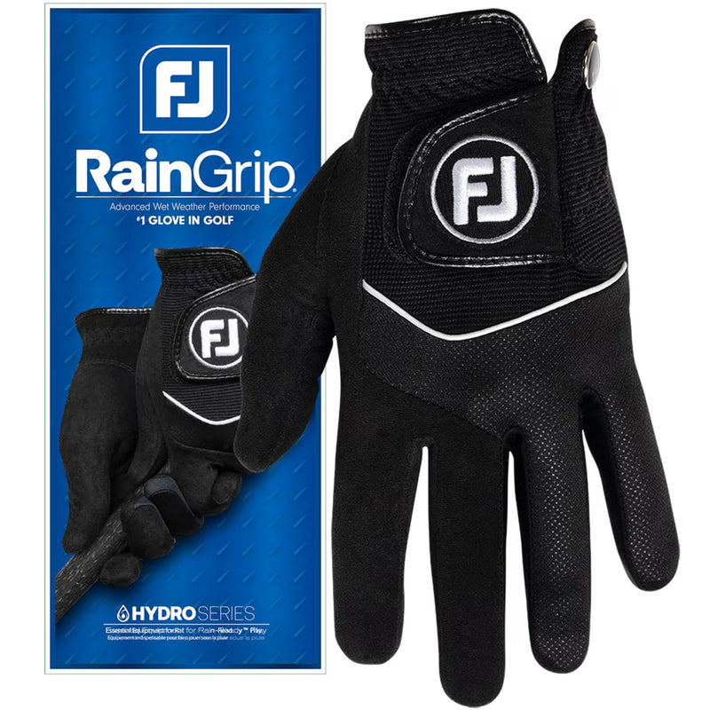 FootJoy RainGrip Golf Glove - Black