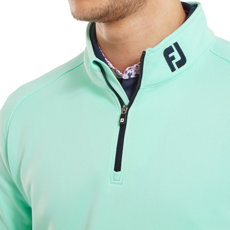 FootJoy Chill-Out 1/4 Zip Pullover - Sea Glass