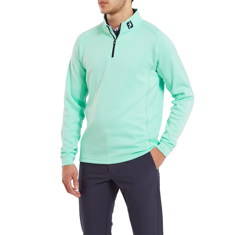 FootJoy Chill-Out 1/4 Zip Pullover - Sea Glass