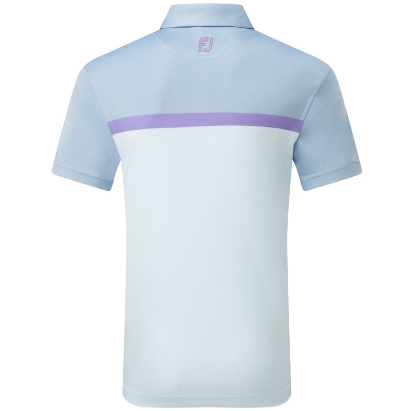 FootJoy Colour Block Interlock Polo Shirt - Mist